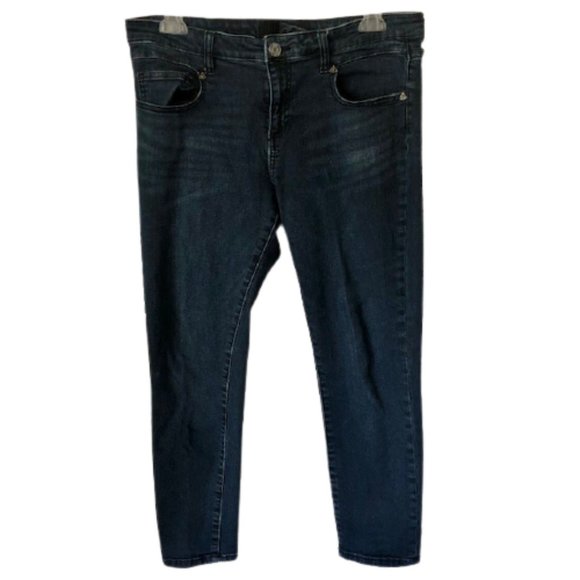 Kut from the Kloth Skinny Stretch Jeans - Dark Wash - 12 - Picture 2 of 14
